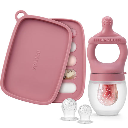Baby Fruit Feeder Food Pacifier & Freezer Popsicle Mold for Teething - photo 13