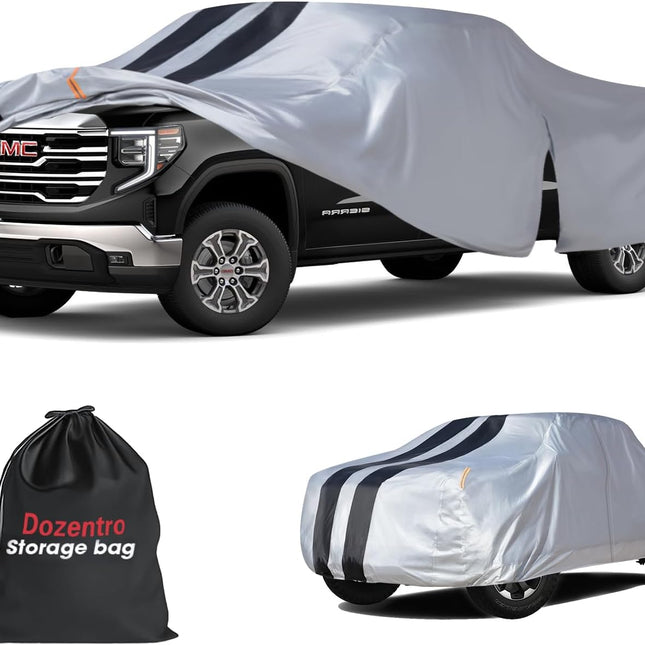 Sierra Truck Cover Custom Fit 2002-2026 Double/Extended/Crew Cab Short