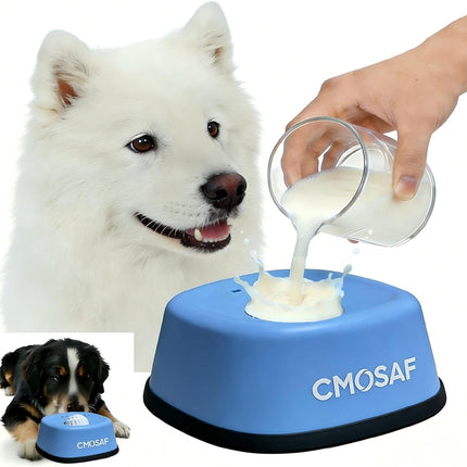 Dog Lick Bowl with Rolling Ball, Slow Feeder Dog Licking Bowl for Liquid Treats Bone Broth Yogurt, Anti-Slip Interactive Lick Toy, Post-op Nutrition & Anxiety Relief for Small Medium Large Breeds