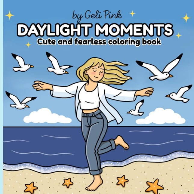 Daylight moments: A cute fan inspired coloring book