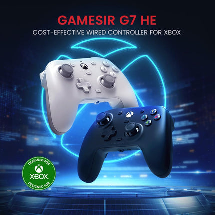 Wired Xbox Controller, Officially licensed Controller for Xbox Series X|S, Xbox One, Windows 10|11, PC, Video Game Controller with Hall Effect Sticks (Black)