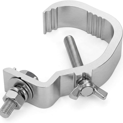 10 Pack Truss C Clamps, Aluminum Alloy Stage Light Clamp Hook, 55LB Load Capacity C-Clamp Fits 30-50mm OD Tube/Pipe, for DJ Par Lights, Spot Lights & Stage Lighting