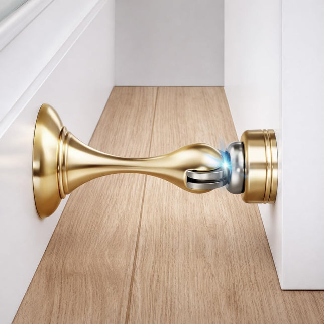 Magnetic Door Stopper, Scratch Free Magnetic Door Catch for