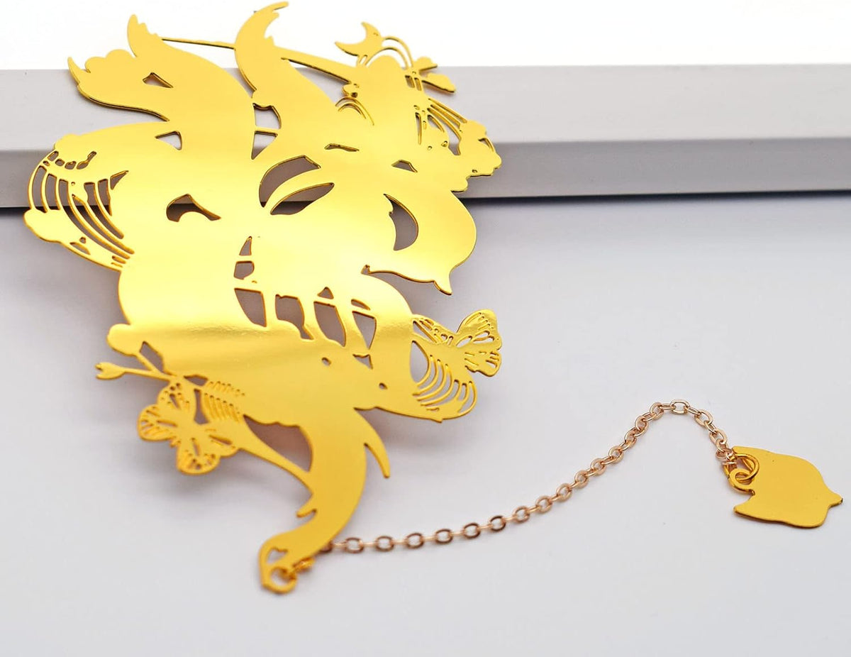 Metal Nine-Tailed Fox Anime Bookmark - photo 3