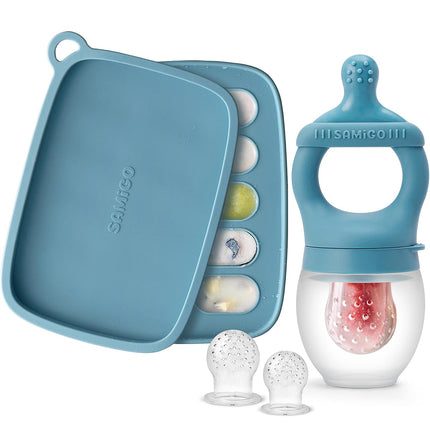 Baby Fruit Feeder Food Pacifier & Freezer Popsicle Mold for Teething - photo 11
