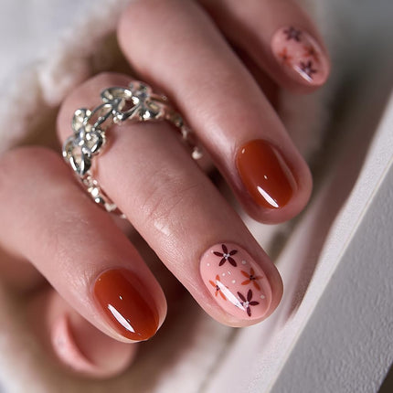Extra Short Almond Press On Nails, Blush Veil Nude Pink, Soft Gel - photo 14