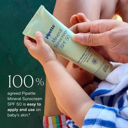 Pipette Baby Clean Mineral Sunscreen Trio, Includes Spray SPF 30 (6 Oz), Stick SPF 50 6 oz (0/6 oz), and Water-resistant Sun Lotion (3 oz), Zinc Oxide Mineral Sunscreen, UVB/UVA Sunblock for Kids