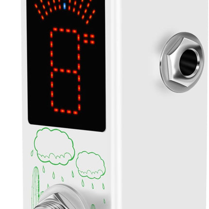 ISET Chromatic Tuner Pedal Tuner For Guitar Bass Violin And Other Chromatic Music Instruments