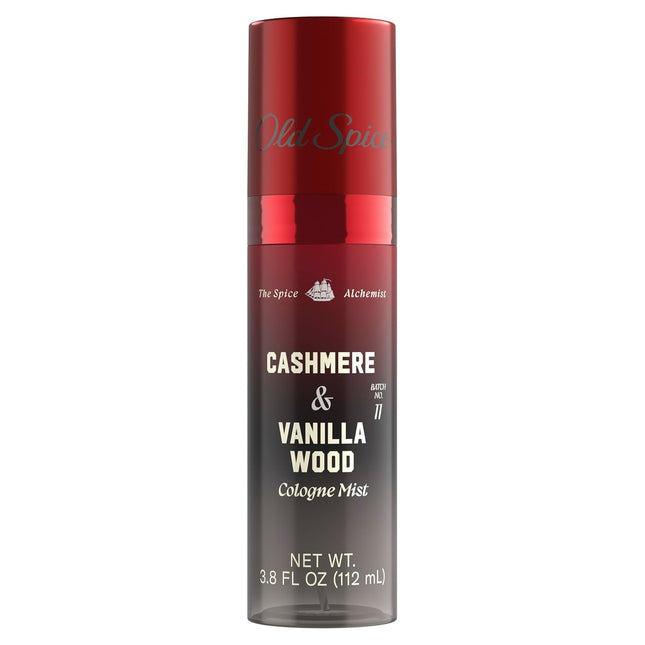 Cashmere + Vanilla Wood Cologne Mist for Men, 3.8 oz
