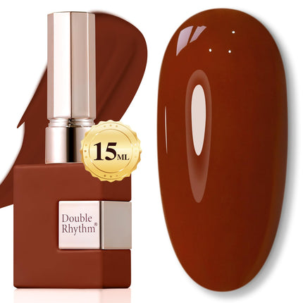 15ML Gel Nail Polish Pure Sheer Same Color Same Bottle Soak Off Gel Polish Art Manicure Salon DIY at Home for Women (Burgundy-A1129)