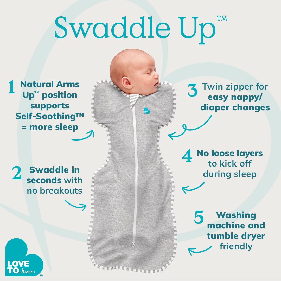 Newborn Self-Soothing Swaddle Sleep Sack, 5-8.5 lbs, Sand Dollar - photo 4