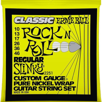 Ernie Ball Extra Slinky Classic Pure Nickel Electric Guitar Strings, 8-38 Gauge (P02255) (Pack of 2)
