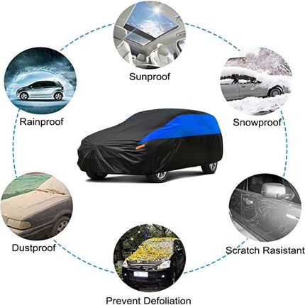 GUNHYI Car Cover Custom Fit 1 Series Hatchback Waterproof All Weather, Lightweight Full Car Cover Outdoor Sun UV Rain Dust Snow Wind Protection.