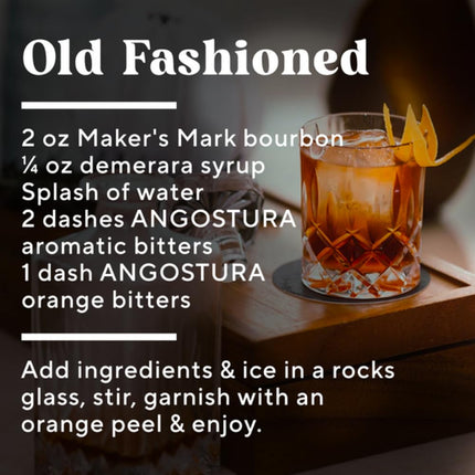 ANGOSTURA Aromatic Bitters, Cocktail Bitters for Professional and Home Mixologists, 100% Vegan, Kosher Certified, Sodium and Gluten Free, 4 FL OZ