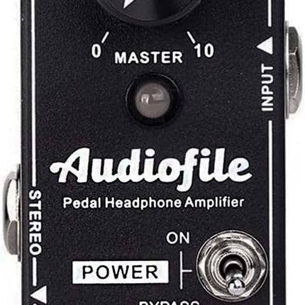MOOER Micro Guitar Pedal Audiofile Headphone Amp Analog, Access to Effects Circuits, Buffer/Clean Boost for Electric Guitar/Bass