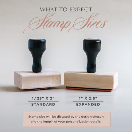 Personalized Script Return Address Stamp, Custom Name & Address Stamp, Elegant Self-Inking or Wood Handle Rubber Stamp for Wedding & Home Mail - 06