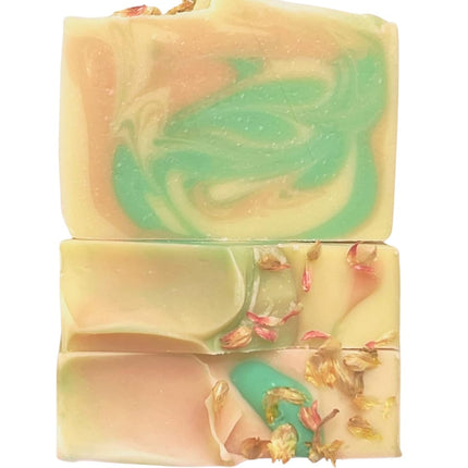 The King's Offspring – All-Natural Hand and Body Bar (Vanilla, Rose + Sandalwood) Soap Handmade with Plant Based Oils, Butters and Kaolin Clay in the USA (1 Bar, 4.5 oz)