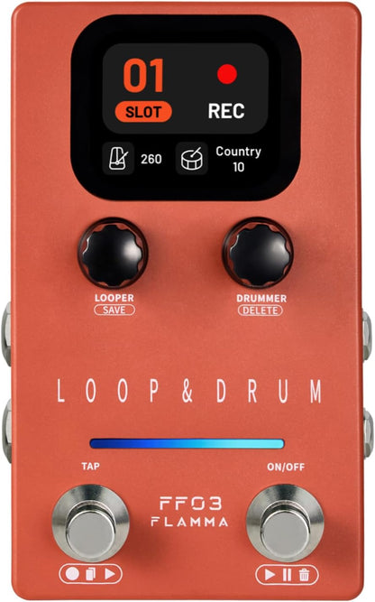 Looper Pedal Drum Machine for Guitar and Bass