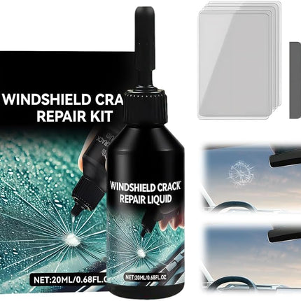 YAUNJI Windshield Chip Repair Kit, 2026 Premium Cracked Windshield Repair Kit for Car Chips and Cracks, Universal Cracks Gone Glass Repair Kit for Most Cars (1)