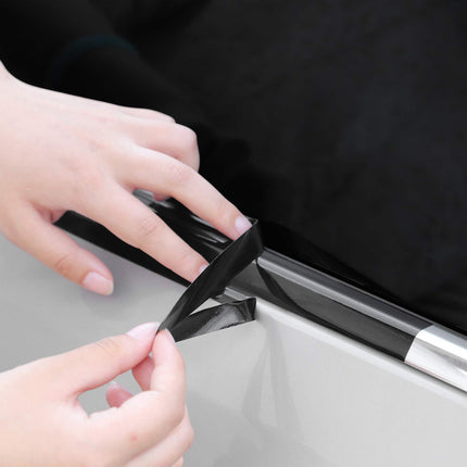 High Gloss Black Vinyl for Chrome Delete Window & Door Trim 2" x30ft