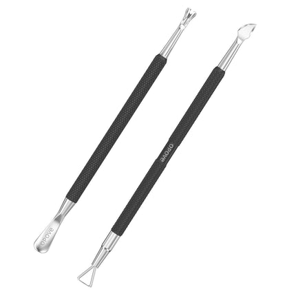 Cuticle Trimmer 3/4 Jaw Extremely Sharp Cuticle Nippers Scissors Stainless Steel Clippers Cutter Remover Pedicure Manicure Nail Tool, X7, Space Gray