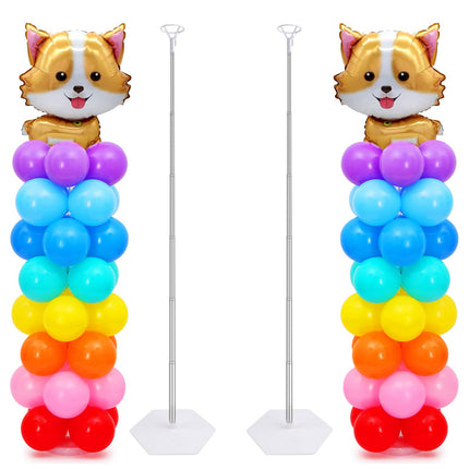 Balloon Arch Kit, 9FT Height & 10FT Width Adjustable Balloon Arch Stand Frame Garland Stand: Wedding Baby Shower Birthday Photo Backdrop