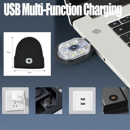 3-in-1 Function Bluetooth Beanie with Light - photo 6