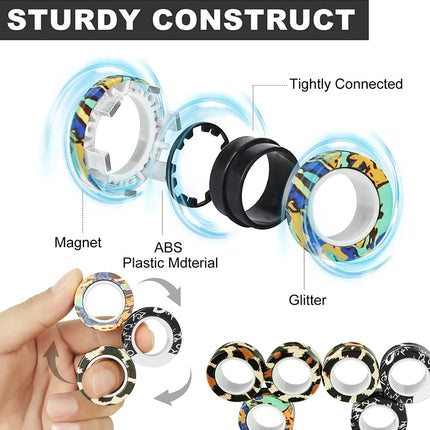 Magnetic Rings Fidget Toy - photo 6