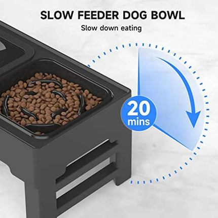 SourcetoHome Elevated Mess-Free Dog Bowl -  - detail view 5