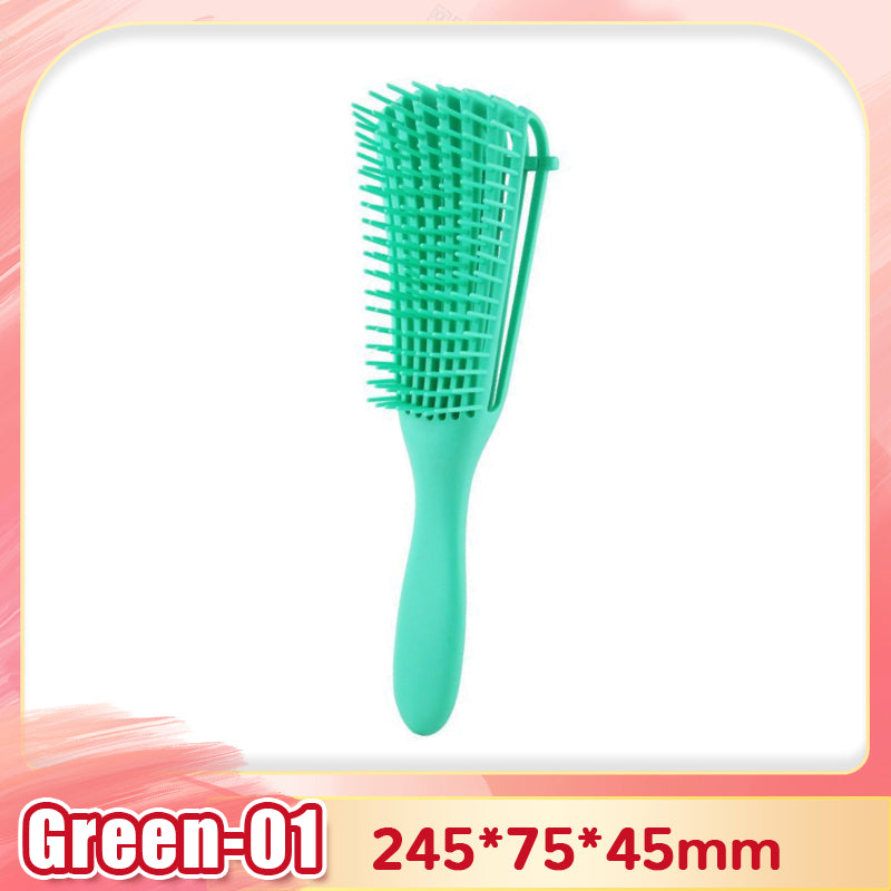 Hair detangling brush suitable for all hair types including curly hair