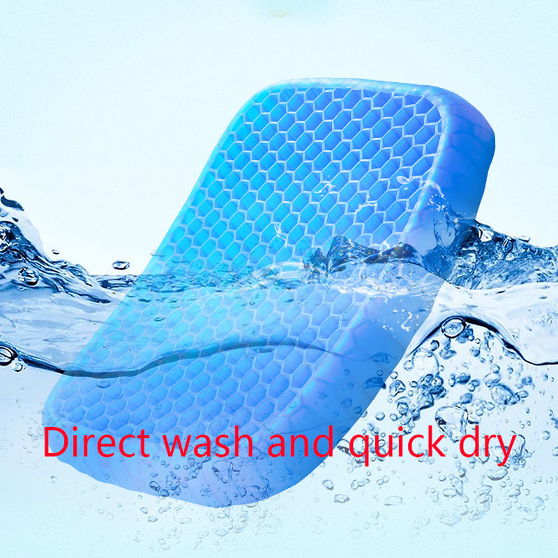 Elastic Gel Cushion lifestyle image showing seated comfort and posture support
