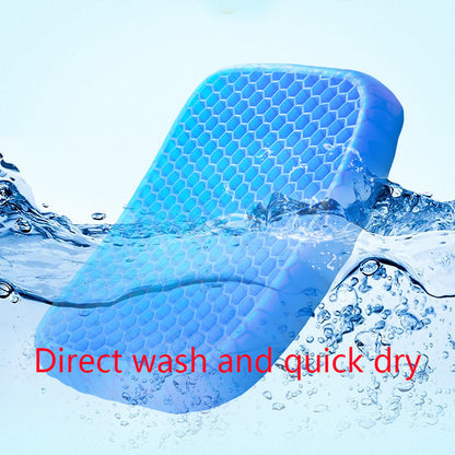 Elastic Gel Cushion lifestyle image showing seated comfort and posture support