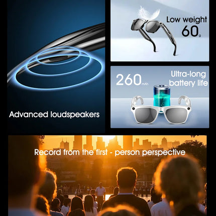 Xiaomi HD Smart Glasses top-down flat lay product presentation
