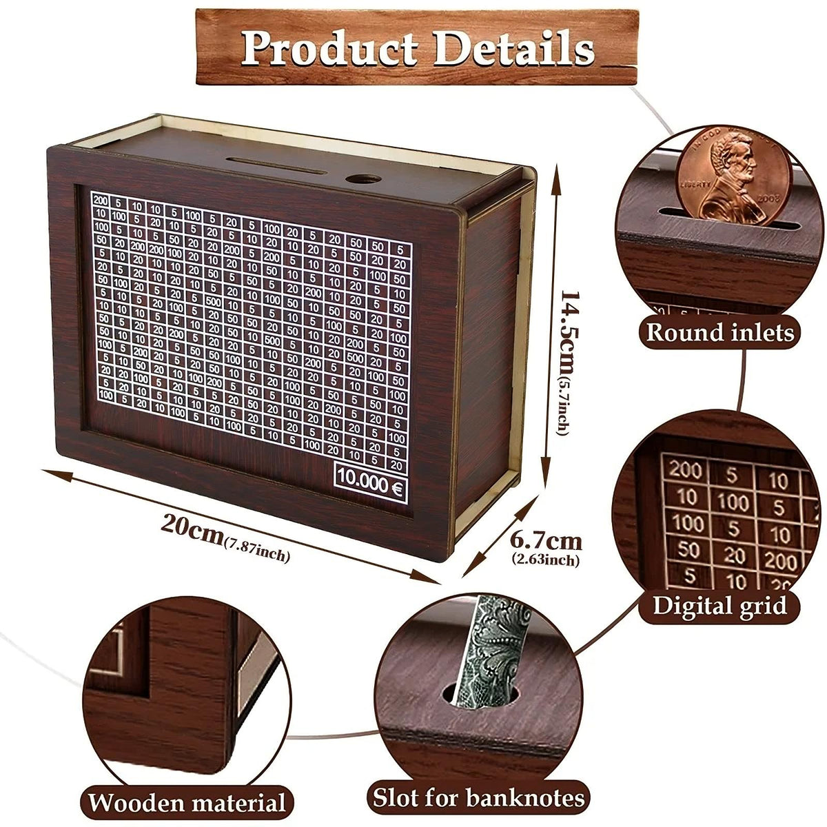 SourcetoHome Money Saving Box -  - detail view 5