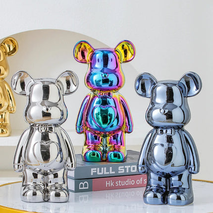 Aesthetic Bear Brick Ceramic Statue - photo 6