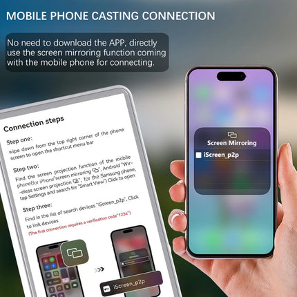 Vlog Selfie Monitor Screen for iPhone in use during video recording