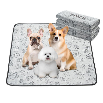 Reusable Puppy Pads, Washable Pee Pads, Leakproof 18"x 24" 2 Pack