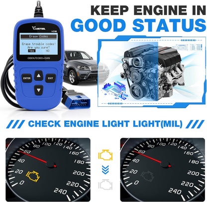 OBD2 Scanner Code Reader Car Diagnostic Tool Engine Fault Code Reader for Turn Off CEL with Freeze - photo 3