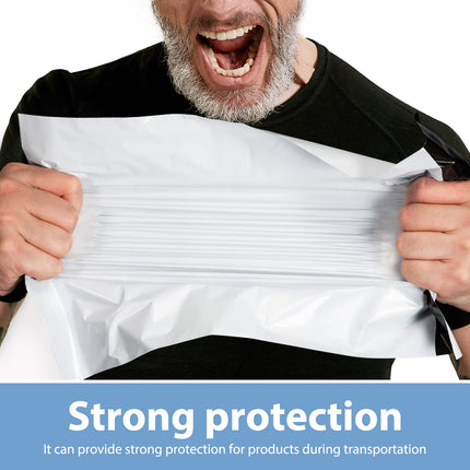 White Poly Mailers 14.5x19 100 Pack, Large Shipping bags Self-Seal Shipping Envelopes, Packaging Envelope for Small Business, Boutique, Clothing
