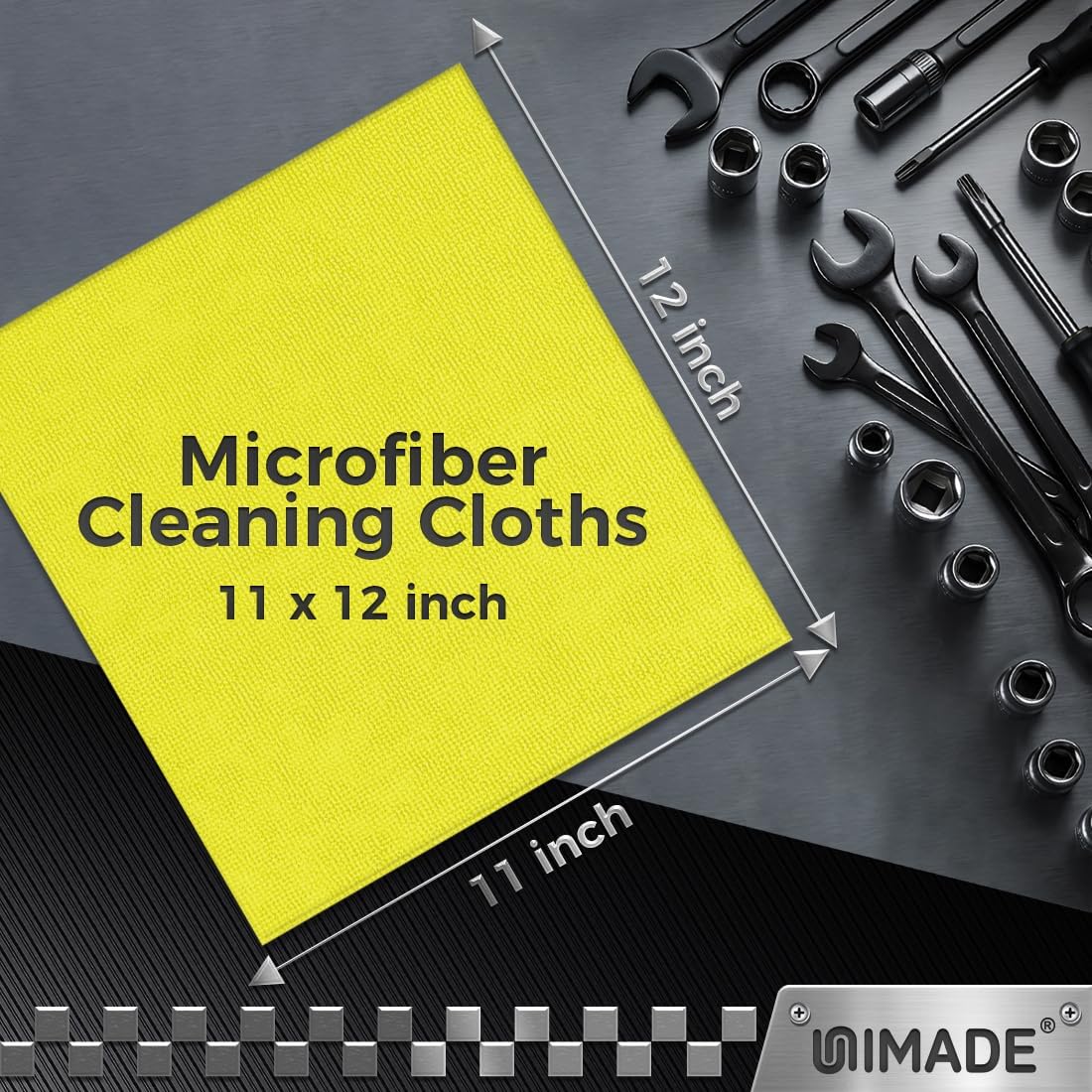 24-Pack Reusable Microfiber Cleaning Cloths, 11 x 12 in, Multicolor - photo 3
