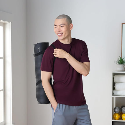 Amazon Basics Fitness Mat - In Use