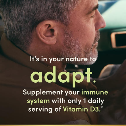 Nature's Bounty Vitamin D3 rapid release formula