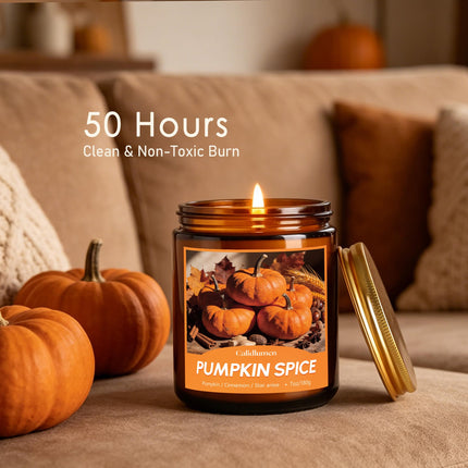 Fall Scented Candles - Pumpkin Spice Soy Candles