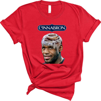 Cinnabron Meme T Shirt Funny Basketball Humor Graphic Tee Viral Sports Parody Shirt