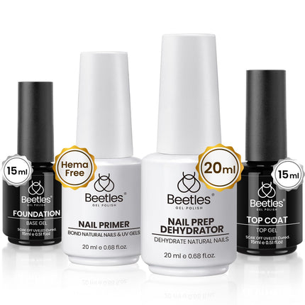 Fortalecimiento y crecimiento de uñas, esmalte de uñas rosa, tratamiento de cuidado de uñas