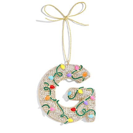Christmas Initial Ornaments