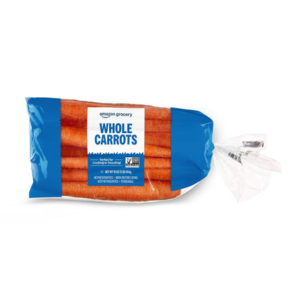 Amazon Grocery, Whole Carrots, 16 Oz