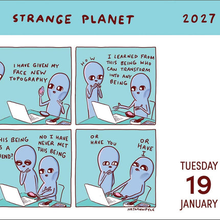 Strange Planet 2027 Day-to-Day Calendar: I Found This It's Vibrating
