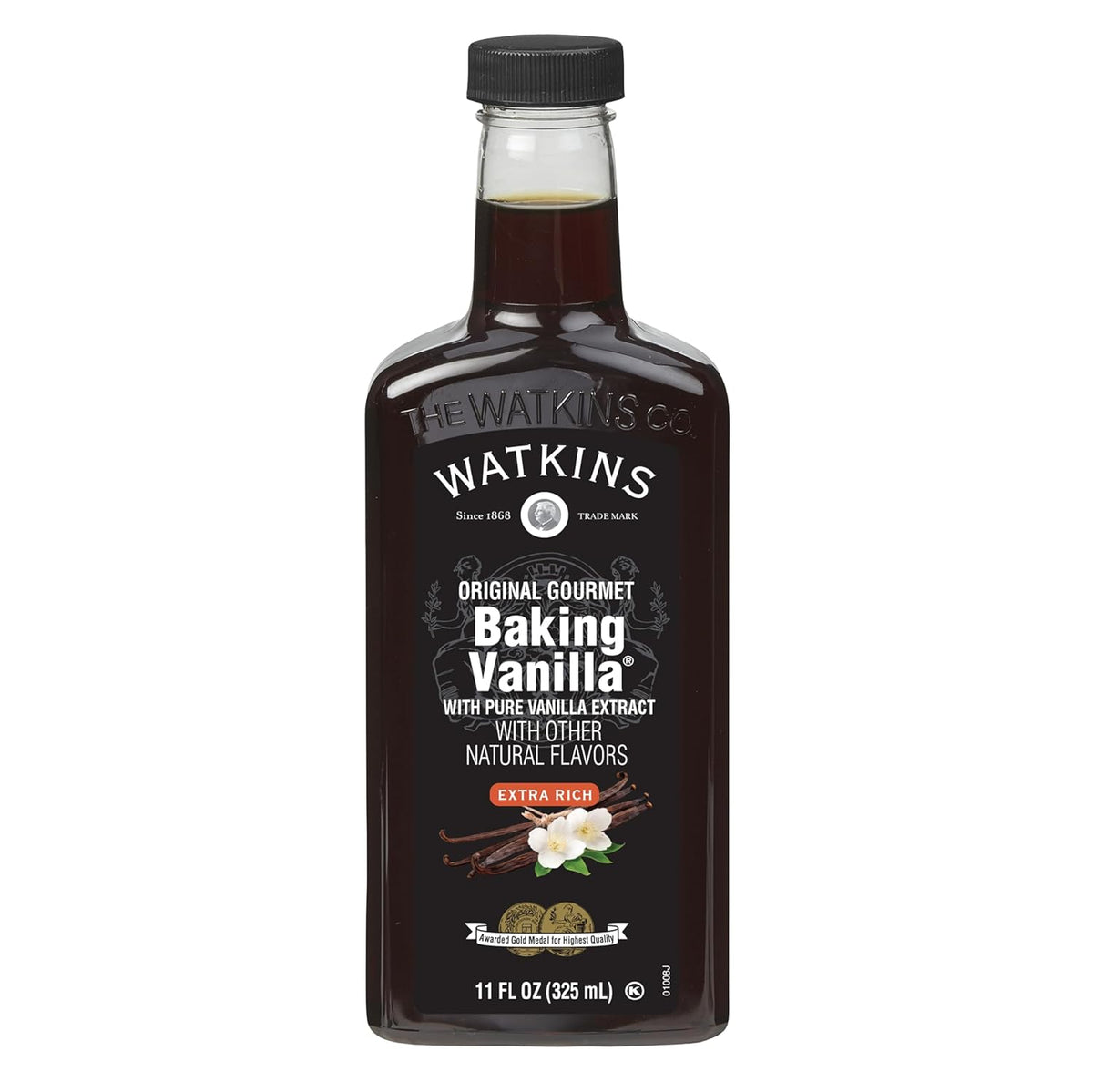 All Natural Original Gourmet Baking Vanilla, with Pure Vanilla Extract, 11 Fl Oz (Pack of 1) - Packaging May Vary