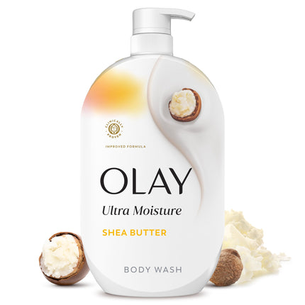 Body Wash for Women, Ultra Moisture Shea Butter Scent, 35 fl oz